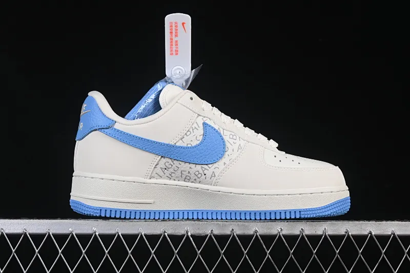All categories Nk Air Force 1 Air Force series Nk Air Force 1 Low Air Force low-top Nike Air Force 1'07 Low Balenciaga co-branded white blue gold Air Force 1 low-top casual sneakers YF9511-803